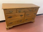 Ethan Allen Heirloom Double Dresser 7 Drawer Maple 10-5302 211 Nutmeg Circa 1982. Fixed Price $1250.00.