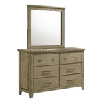 Coaster Hazlewood 6-DRAWER Bedroom Dresser With Mirror In Oak Brown. Fixed Price $790.46.