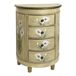 Nearly Natural Calla Lily Floral Art Antique Accessory Table With In Beige. Fixed Price $308.99.