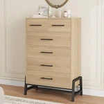 46.6 Tall 6DRAWER Dresser For Bedroom,freestanding Wooden Storage Chest Home. Fixed Price $186.52.