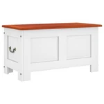 Storage Chest With Living Room Brown And White Solid Wood Acacia Vidaxl. Fixed Price $100.99.