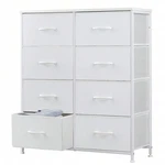 Sweetcrispy 8 Dresser Tall Chest Of Drawers Fabric Storage For Bedroom. Fixed Price $53.63.