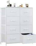 Sweetcrispy Dresser For Bedroom, Chest Organizer Unit With 8 Fabric Bins,. Fixed Price $53.13.