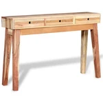 Console Table Entryway Side With 3 Drawers Solid Wood Reclaimed Vidaxl. Fixed Price $101.99.