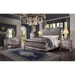 Bowery Hill Contemporary Vanity Stool Vintage Bone White And Pu. Fixed Price $232.66.