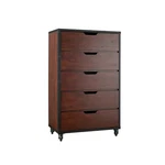 Davidson 5-DRAWER Vintage Walnut Chest. Fixed Price $331.30.