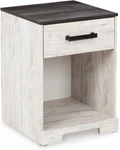 Signature Design By Ashley Shawburn 1 Drawer Nightstand, 22.09" T.... Fixed Price $78.00.