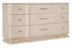 Hooker Furniture 6500-90002 Nouveau Chic 72"W Drawer Oak Sandstone. Fixed Price $1860.00.