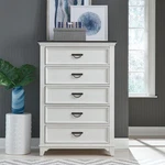 Liberty Furniture Allyson Park 5 Drawer Bedroom Chest - White. Fixed Price $933.67.