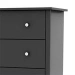 South Shore Breakwater 5 Drawer Chest In Pure Black. Fixed Price $376.99.