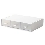 Desk Organizer-stackable Storage Drawers, Plastic Compact Box Pe.... Fixed Price $19.45.