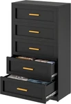 47" Home Closet White Metal Dresser For Bedroom,storage Cabinet With 5 Drawers. Fixed Price $159.99.