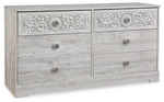 Signature Design By Ashley Casual Paxberry 6 Drawer Dresser, Whitewash. Fixed Price $446.74.