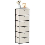 Lukytower Fabric Dresser Chest Organizer, Closet Storage Drawers For Clothes. Fixed Price $94.23.