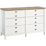 Sauder Cottage Road Engineered Wood 6 Drawer Dresser Soft White Finish. Fixed Price $446.99.