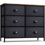 Sorbus DRW-CU6-WDA Drawers Dresser. Fixed Price $90.00.