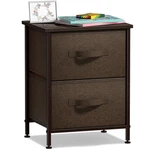Sorbus 2 Drawers - Bedside Furniture End Table Steel. Fixed Price $77.57.