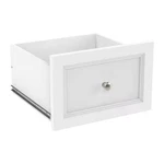 Selectives 10 In. X 15 White Wood Drawer With Silver Handle. Fixed Price $51.97.