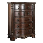 Benjara Transitional Wood Chest With Antique Drawer Pulls- Brown. Fixed Price $1119.96.
