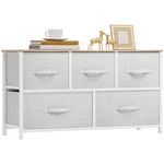 Dwvo 5 Dresser For Bedroom Storage Drawers Wide Tower Chest. Fixed Price $83.50.