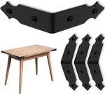 Black Metal Corner Protectors For Wood Frame 3.5" Spanish Style Decorative. Fixed Price $26.54.