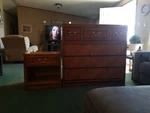Lane Midcentury Modern Credenza Buffet Dresser With Nightstand Pickup Only. Fixed Price $450.00.