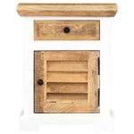 Console Table Entryway Side White And Brown Solid Mango Wood Vidaxl. Fixed Price $106.99.