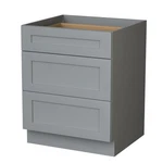 Rta Shaker Style Unassembled Solid Wood Vanity Base Cabinet With 3 Drawers. Fixed Price $320.91.