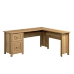 Sauder Hillmont Farm 1-DRAWER Engineered Wood L-desk Timber Oak. Fixed Price $244.89.