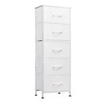 Wlive Fabric 5-DRAWER Tall Dressers For Bedroom Storage. Fixed Price $105.39.