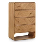 Meridian Furniture Parker Natural Ash Veneer Chest. Fixed Price $1155.10.