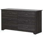 Pemberly Row Modern / Contemporary 6 Drawer Dresser In Gray Oak. Fixed Price $337.70.