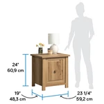 Sauder Hillmont Farm Engineered Wood Night Stand Timber Oak Finish. Fixed Price $122.66.