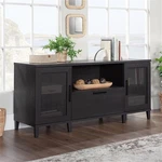 Sauder Tiffin Line Engineered Wood Large Credenza Raven Oak. Fixed Price $603.55.