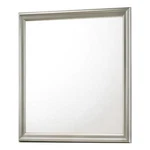 Benjara Square Molded Wooden Frame Dresser Mirror- Antique Silver. Fixed Price $131.03.