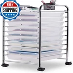Outdoor Basic Homgx 10 Drawer Storage Organizer Cart Tiers Multicolor. Fixed Price $109.77.