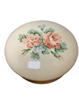 Vtg Ethan Allen Decorative Ceramic Keepsake Jewelry Desk Box Trinket Italy. Fixed Price $28.50.
