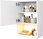 Wall Mounted Storage Cabinets With Lights, Over-the-toilet Vanity, Bathr. Fixed Price $66.99.