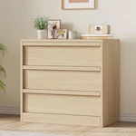 3 Dresser For Bedroom, Natural Oak Nightstand Chest Of Drawers With Lar. Fixed Price $178.99.
