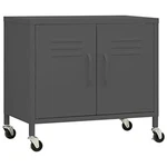 Vidaxl Storage Cabinet Anthracite 23DOT6 INX13DOT8 INX22 Steel. Fixed Price $214.46.