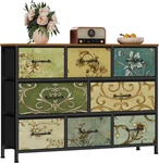 8 Dresser, Wide Fabric Chest Of Drawers, Vintage Furniture For Bedroom, L. Fixed Price $89.50.