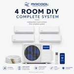 Mrcool Diy 5TH Gen 4 Zone Mini Split Ac Heat Pump System. Fixed Price $6207.00.