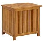 Vidaxl Patio Storage Box 23DOT6INX19DOT7INX22DOT8IN Solid Acacia Wood. Fixed Price $128.39.