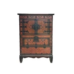 Oriental Brown Black Hardware Drawers Accent Storage Cabinet GB288. Fixed Price $2730.00.