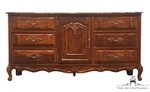 Bassett Furniture Chalon Cherry 64" Country French Triple Door Dresser 1060-238. Fixed Price $505.99.
