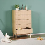 Uimoso 5 Fluted Dresser Wooden Chest Of Drawers Cabinet Modern Bedroom. Fixed Price $192.99.