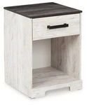 Signature Design By Ashley Shawburn 1 Drawer Nightstand, 22.09" T.... Fixed Price $83.77.