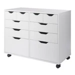 Pemberly Row 4-DRAWER Engineered Wood Mobile Storage Cabinet Crisp White. Fixed Price $261.45.