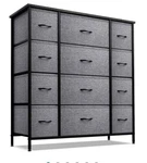 Sorbus 12-DRAWER Dresser Large Storage Chest For Bedroom & Closet, Black Steel. Fixed Price $60.00.