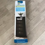 Interiors By Design 4 Drawer Organizer Storage Cabinet Wood Shelf Unit 31.5 New. Fixed Price $29.00.